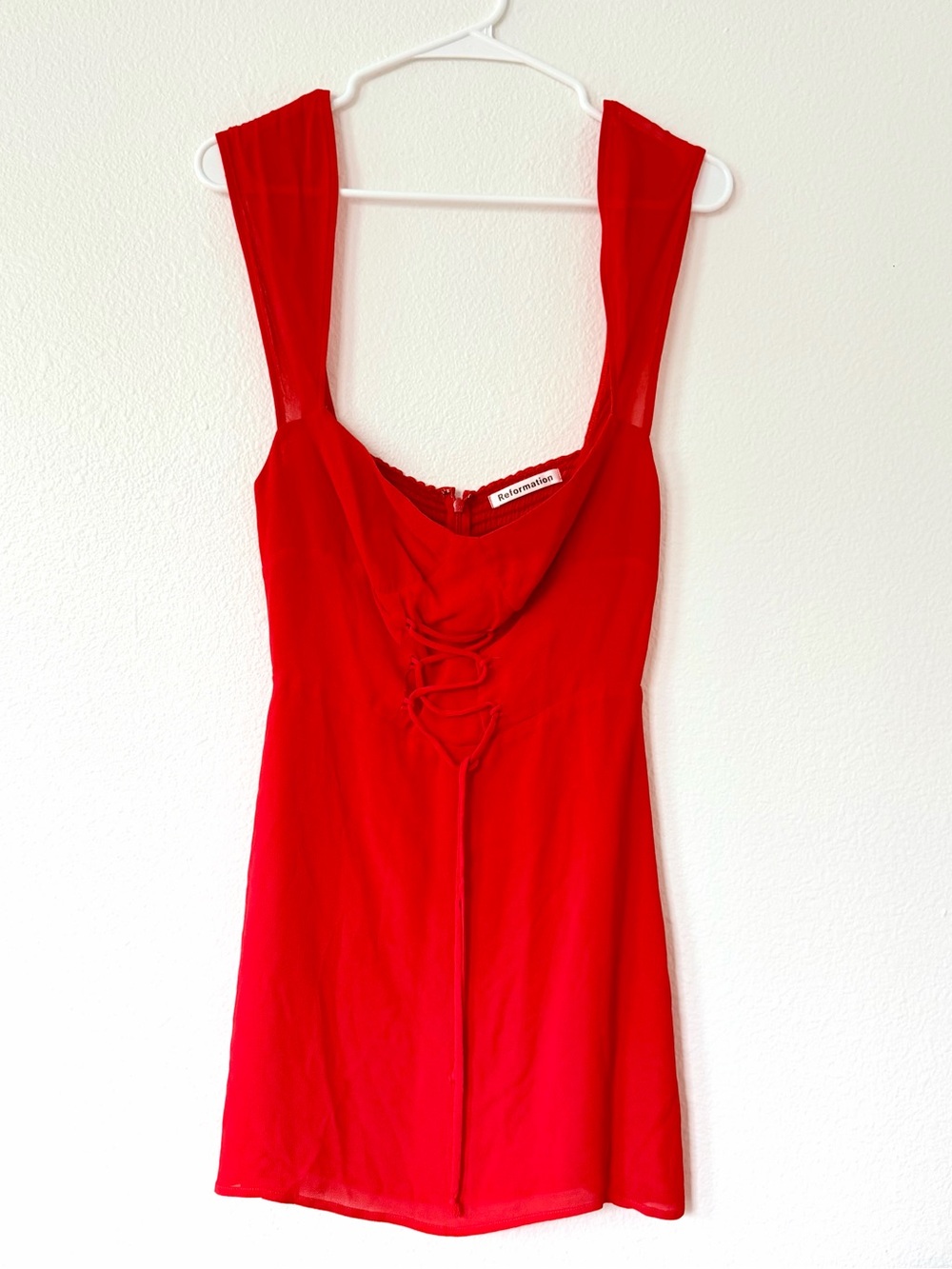 Reformation Red Mini Dress